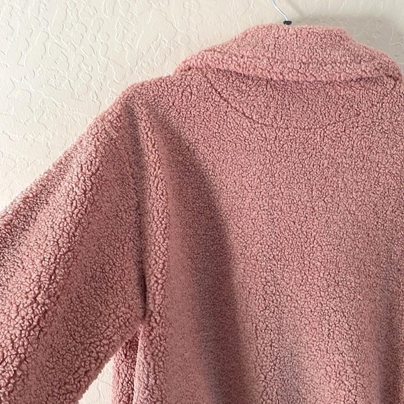 Pink‎ Owl Pink Sherpa Zipup Jacket - Picture 8 of 9